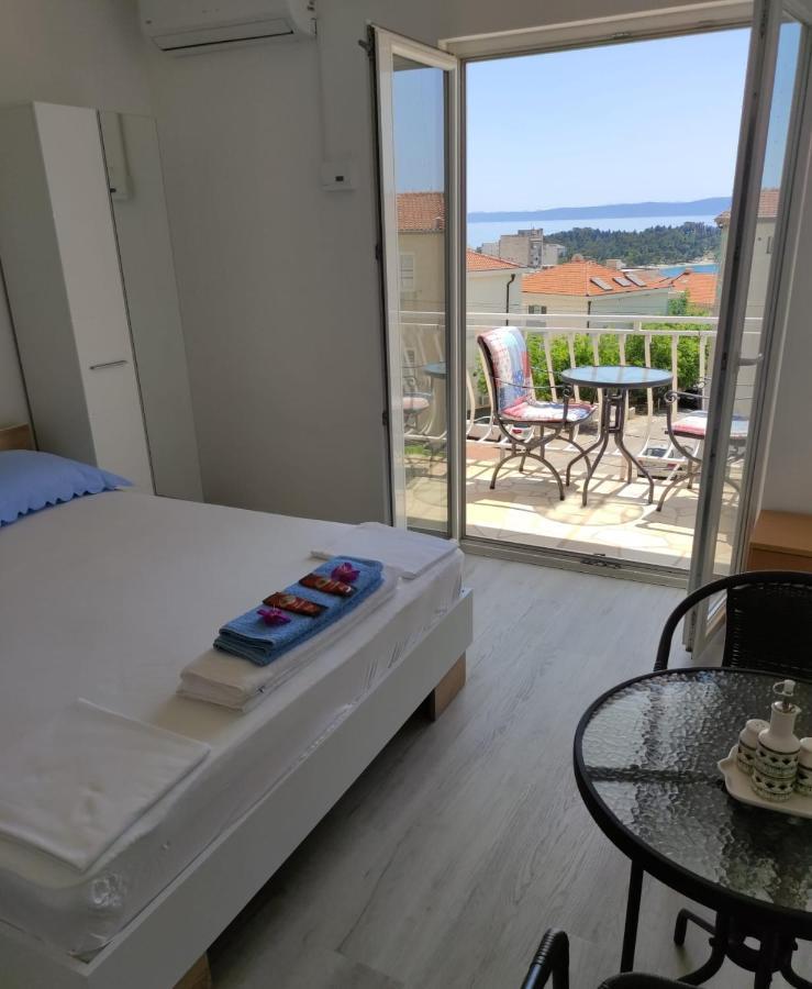 Makarska Sea View Rooms Bagian luar foto