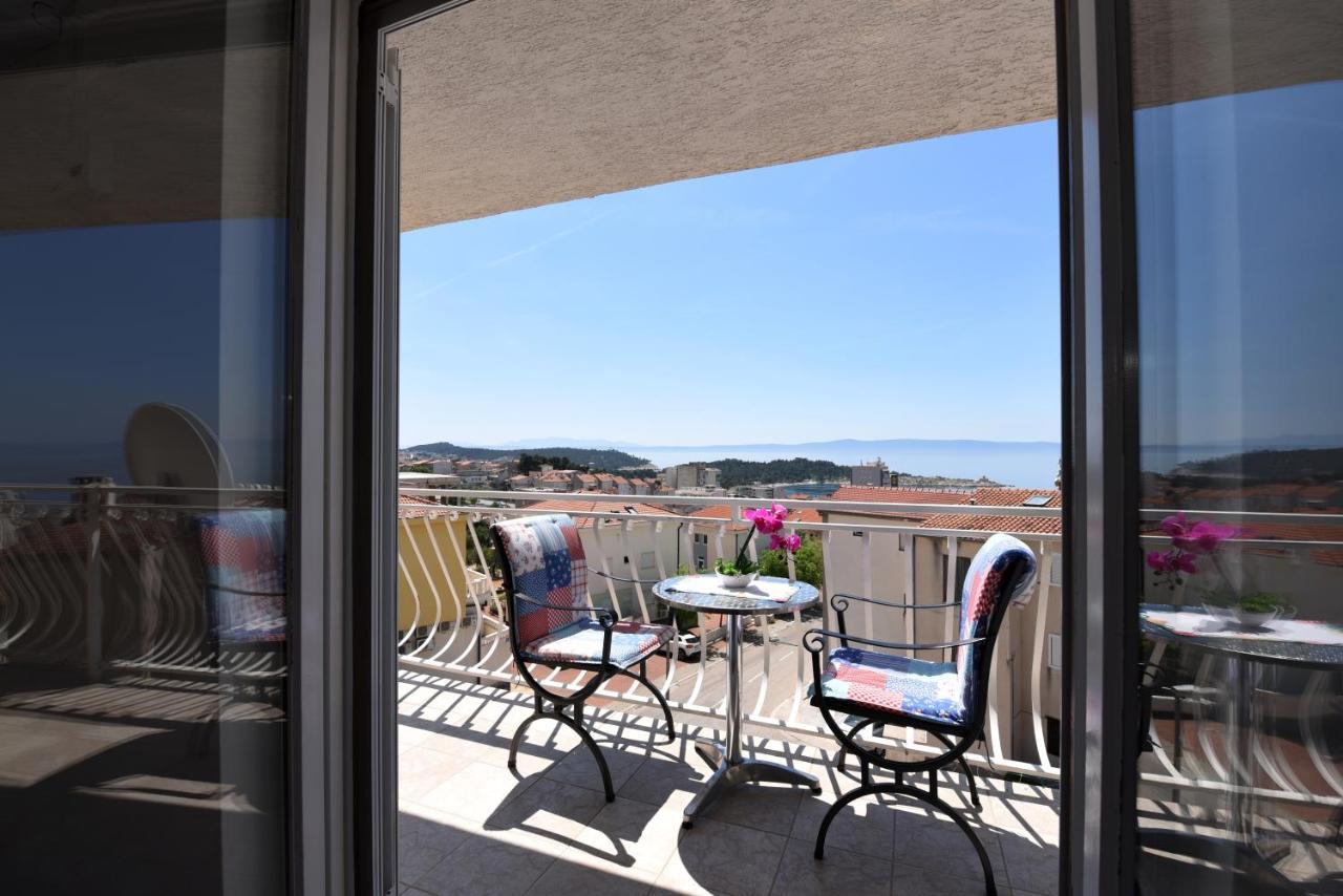 Makarska Sea View Rooms Bagian luar foto