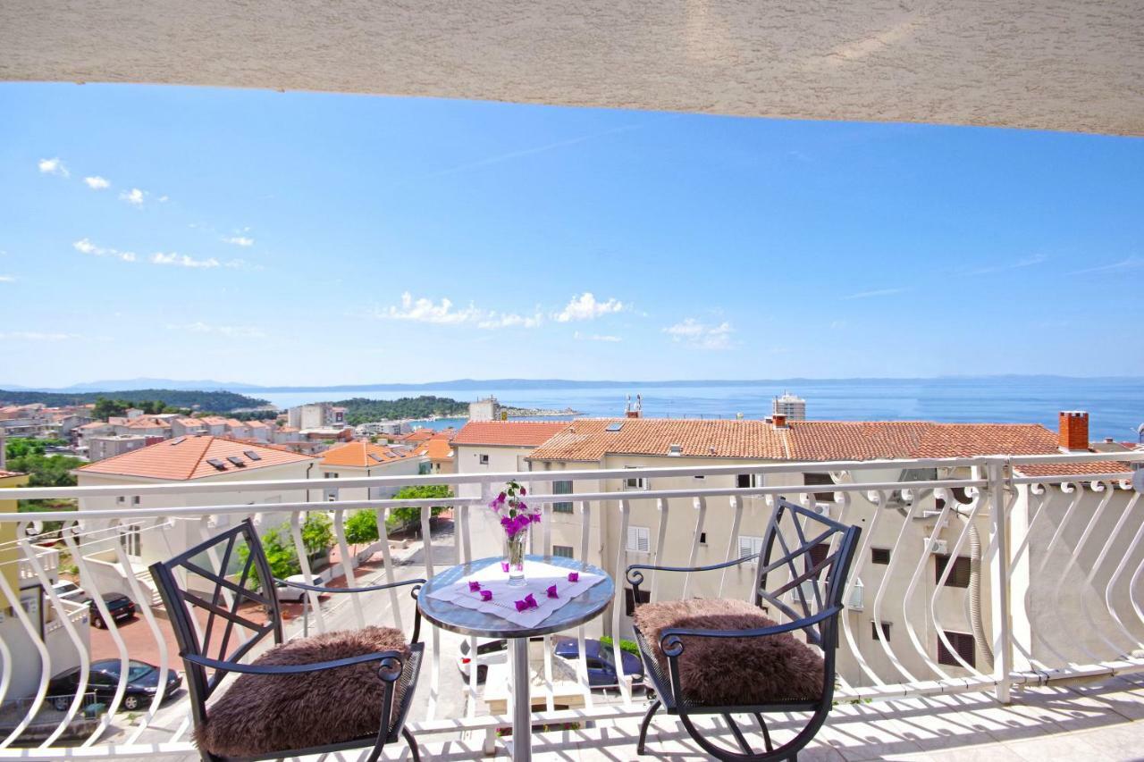 Makarska Sea View Rooms Bagian luar foto
